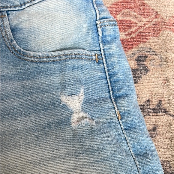 Wonder Nation Light Blue Kids Denim Shorts - Picture 4 of 8